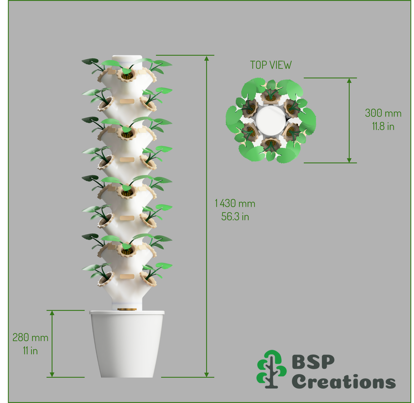 Hydroponic Tower (24Pods)