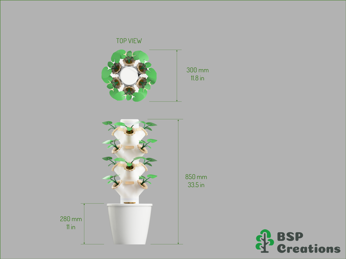 DIY Hydroponic Tower Parts Kit