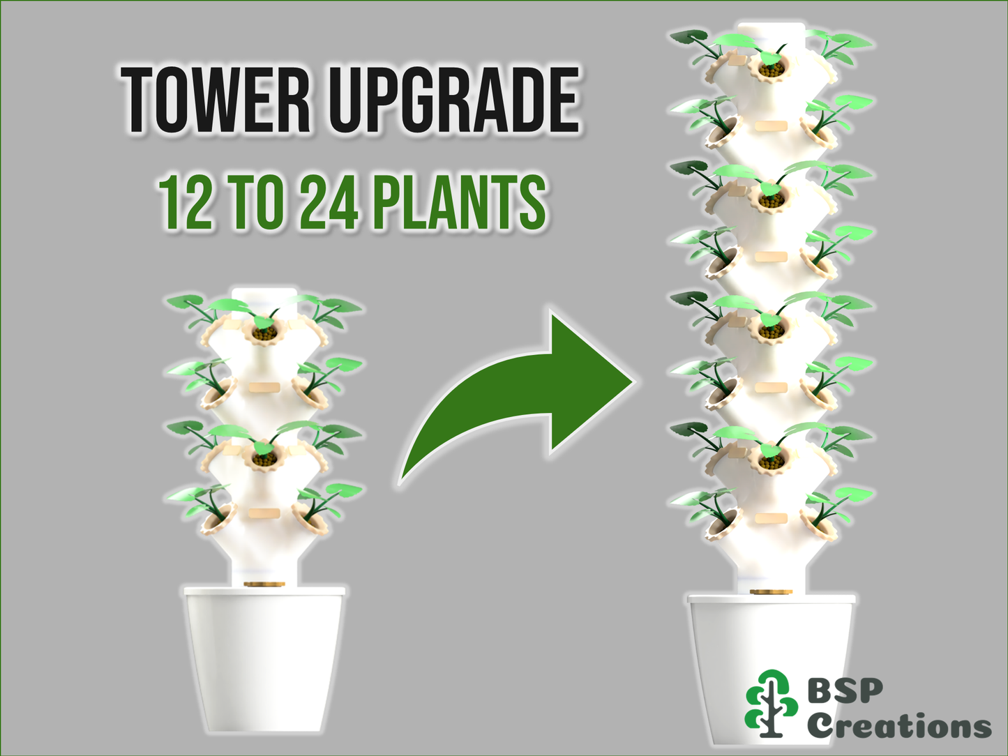 Hydroponic Tower Upgrade | 12 to 24 Plants