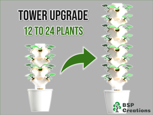 Hydroponic Tower Upgrade | 12 to 24 Plants