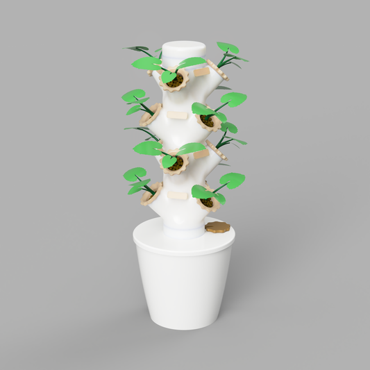 Small Hydroponic Tower (12Pods)