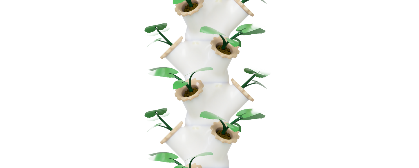 Small Hydroponic Tower (12Pods)